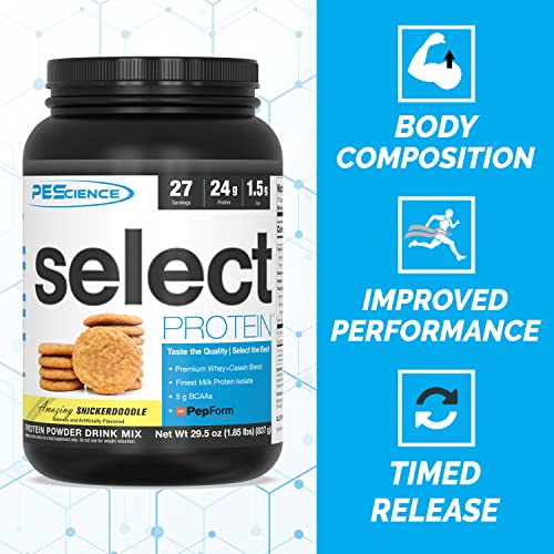 PEScience Select Low Carb Protein Powder, Snickerdoodle, 27 Serving, Keto Friendly PEScience buy supplements canada
