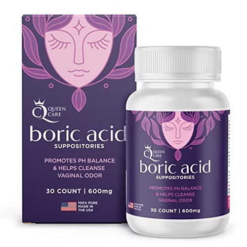 Queen Care - Boric Acid Suppositories, Boric Acid Suppositories for Feminine Care, Safe & All-Natural pH Queen Care buy supplements canada