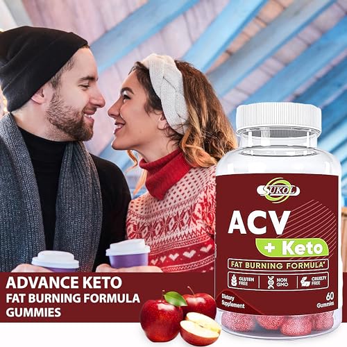 60 Counts Keto ACV Gummies Advanced Formula - Diet Gummies for Women & Men Sukol buy supplements canada