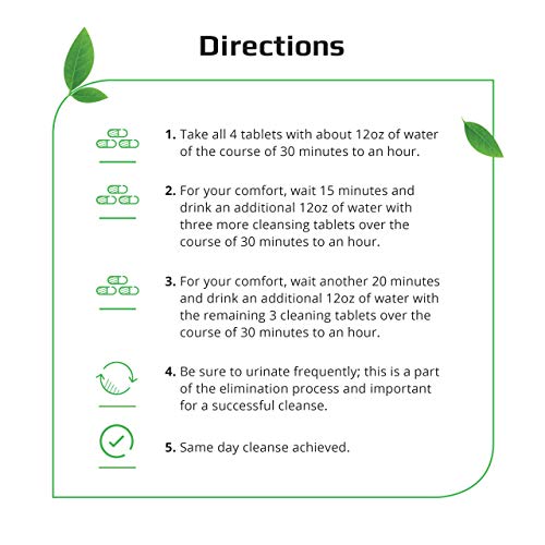 Herbal Clean - QTabs Same-Day Detox, Portable and Discreet, 10 Tablets Herbal Clean buy supplements canada