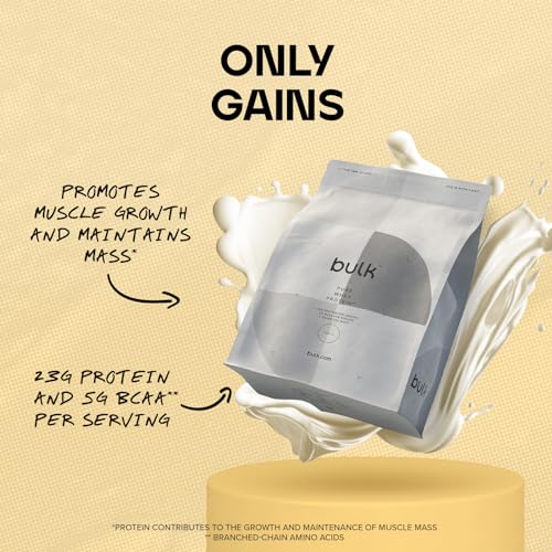 Bulk Pure Whey Protein Powder Shake, Vanilla, 500 g, Packaging May Vary Bulk buy supplements canada