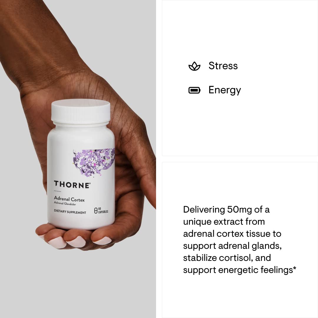 THORNE Adrenal Cortex - Bovine Adrenal Cortex Supplement for Cortisol Management THORNE buy supplements canada