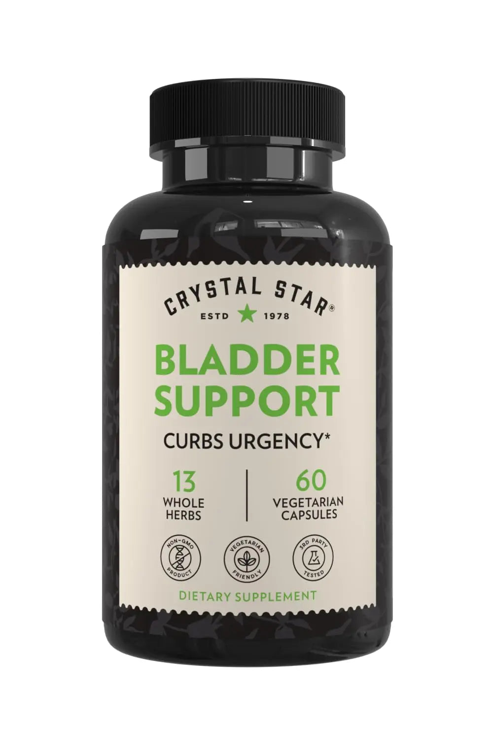 Crystal Star Bladder Support (60 Capsules) – Herbal Supplement for Healthy Bladder Function - Cranberry, Dandelion & Fenugreek - Helps Overactive Bladder and Incontinence - Non-GMO Crystal Star buy supplements canada