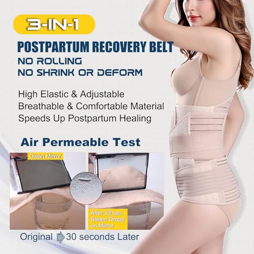 ChongErfei 3 in 1 Postpartum Support - Recovery Belly/waist/pelvis Belt Shapewear Slimming ChongErfei buy supplements canada