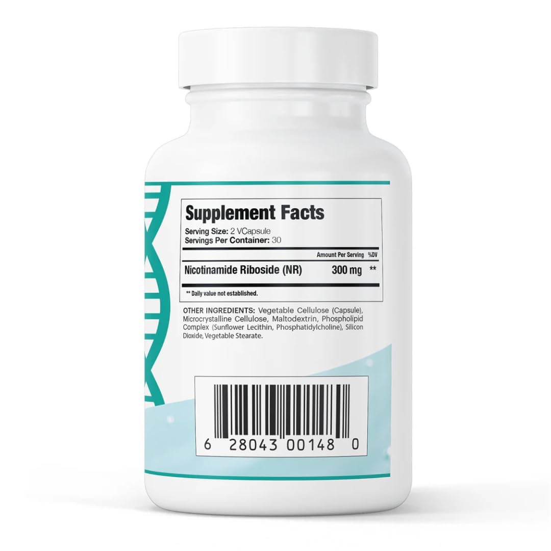 GenuinePurity Liposomal NR 300mg Nicotinamide Riboside Supplement | Advanced NAD Boost for Cellular Energy and Mitochondrial Function | Gluten Free, Vegan, USA Made, Non-GMO | 60 Capsules GenuinePurity buy supplements canada