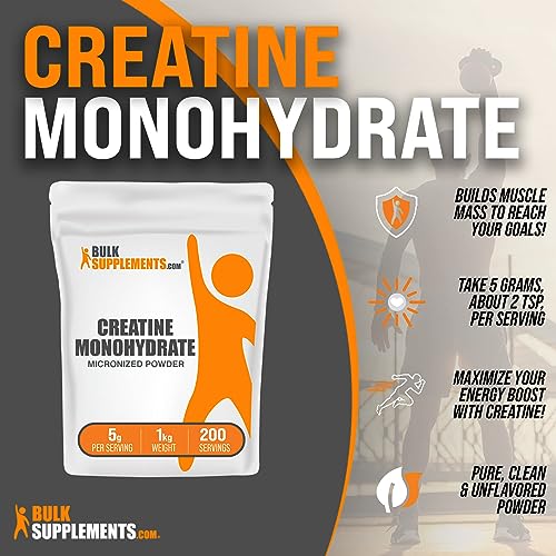 BulkSupplements Micronized Creatine Monohydrate Powder (1 kilogram) BULKSUPPLEMENTS.COM buy supplements canada