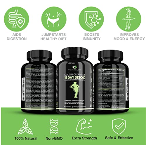 Colon Cleanser Detox. Premium 15 Day Fast-Acting Detox Cleanse Diet Pills, Probiotic THE ENCLARE NUTRITION buy supplements canada