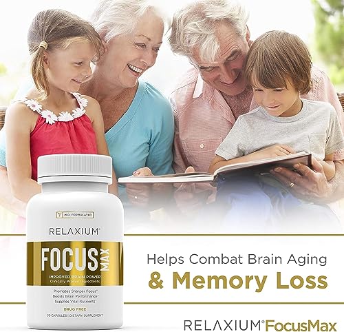 Relaxium FocusMax, Brain & Focus Health Supplement, Proven Concentration Relaxium buy supplements canada