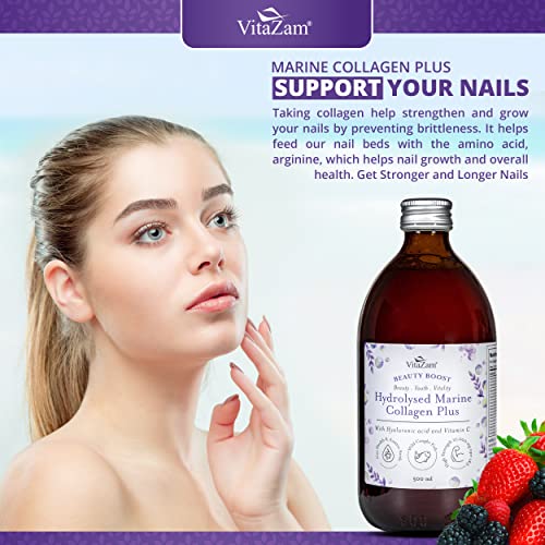 Diamond Elixir Marine Liquid Collagen Type 1 & 3 Hydrolysed Collagen Peptides 10000mg VitaZam buy supplements canada