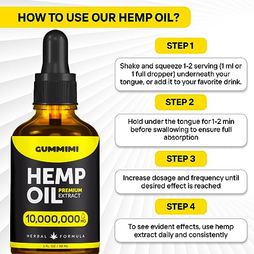 GummiMi Оrganic Hеmp Oil 10 000 000 mg - Natural Drops - Rich in Vitamins B, C, E GummiMi buy supplements canada