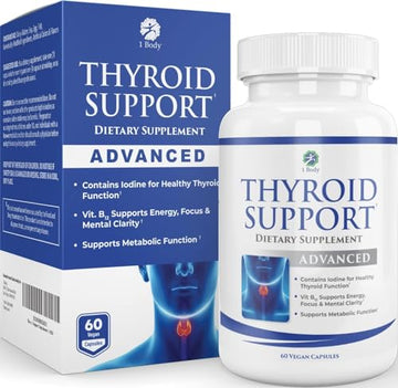 1 Body Thyroid Support Supplement with Iodine - Energy & Focus Support 1 Body buy supplements canada