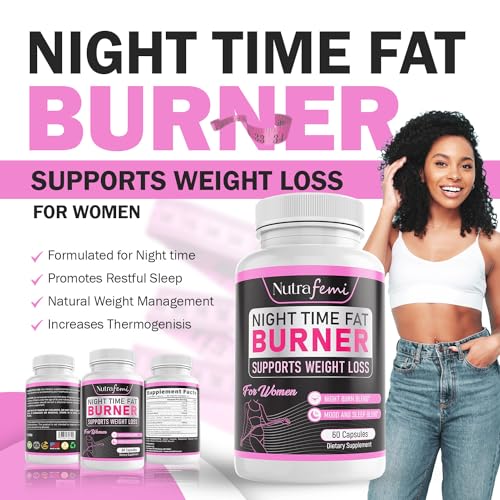 Nutrafemi Night time Fat Burner, Weight Loss Pills for Women – Thermogenic Fat Burner Nutrafemi buy supplements canada