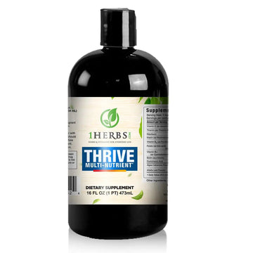 Thrive Multi-Nutrient Liquid - Alcohol Free Daily Multivitamin with Liquid Vitamin C and Vitamin B Complex – Vital Nutrients for Immune Support 1Herbs buy supplements canada