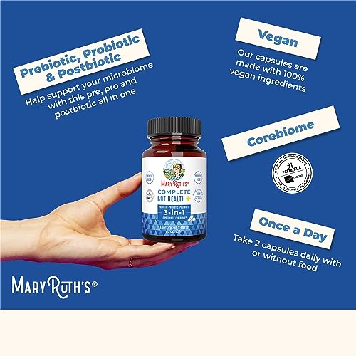 MaryRuth's 3-in-1 Probiotics for Complete Gut Health | Gut Health Supplement for Women MaryRuth Organics buy supplements canada