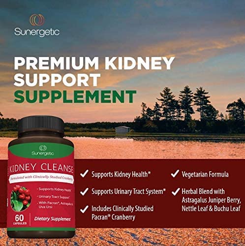 Premium Kidney Cleanse Supplement – Powerful Kidney Support Formula with Cranberry Sunergetic buy supplements canada