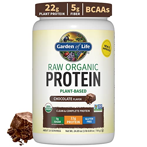 Garden of Life Vegan Protein Powder - 22g Raw Plant Protein, BCAAs, Probiotics Garden of Life buy supplements canada