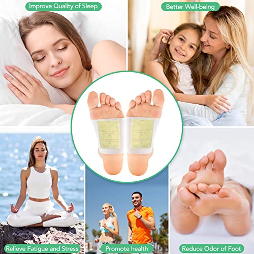 Foot Pads maguja 100Pcs Deep Cleansing Foot Pads for Stress Relief | Better Sleep | Foot Care maguja buy supplements canada