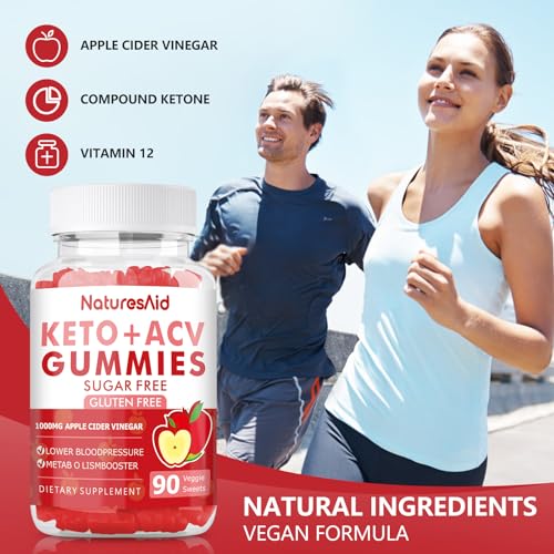 (2 Pack) 180 CT Keto Acv Gummies for Advanced Weight Loss & Belly Fat Burn - Pro Natures Aid buy supplements canada