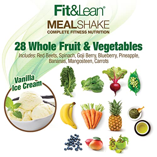Fit & Lean Meal Shake, Fat Burning Meal Replacement, Protein, Fiber, Probiotics, Vanilla Fit & Lean buy supplements canada