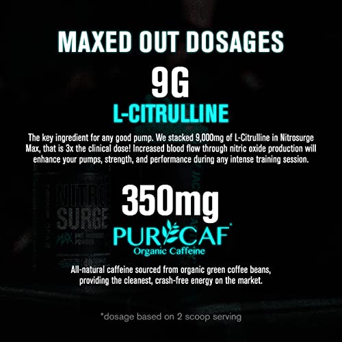 Jacked Factory Nitrosurge Max Nootropic Pre Workout Powder - Premium Pre Workout Jacked Factory buy supplements canada