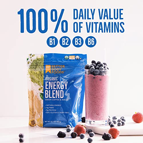 BetterBody Foods Organic Energy Blend, Plant-Based Natural Energy, Gluten-free, Non-GMO BetterBody Foods buy supplements canada