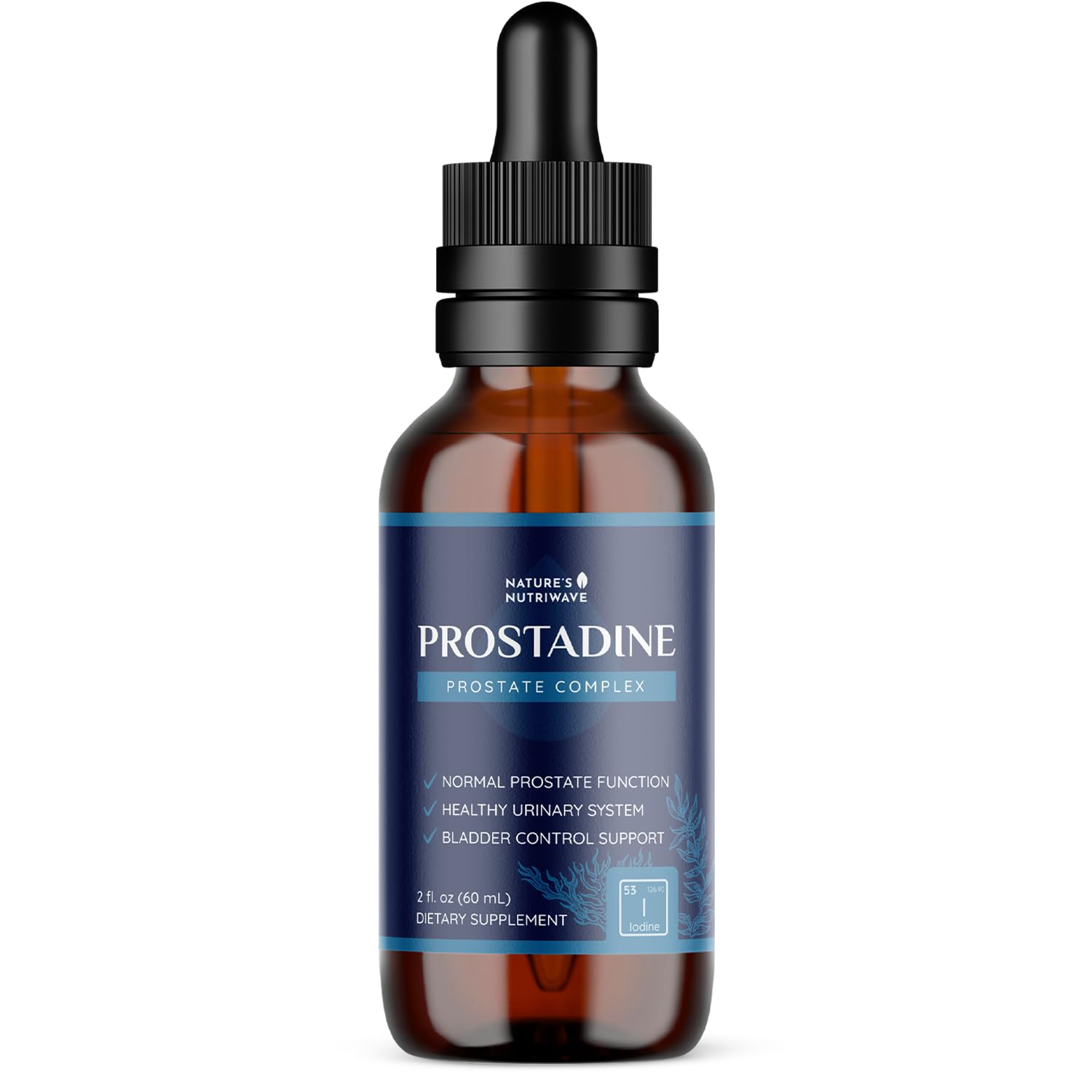 Prostadine – Daily Liquid Men’s Wellness Supplement with Iodine, Neem Oil, Saw Palmetto, Sea Botanicals & Pomegranate – Non-GMO, Stimulant-Free Formula – 2 fl oz (60 mL), 30 Servings, 1 Month Supply Nature’s NutriWave buy supplements canada