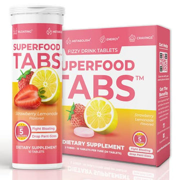 Superfood Tabs Detox Cleanse Drink - Fizzy Nutrition Supplement for Women and Men skinnytabs buy supplements canada