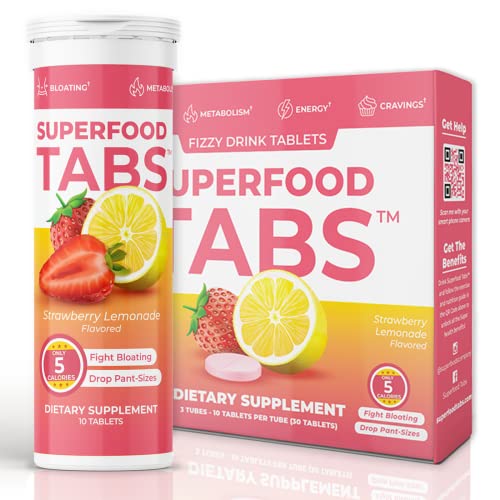 Superfood Tabs Detox Cleanse Drink - Fizzy Nutrition Supplement for Women and Men skinnytabs buy supplements canada