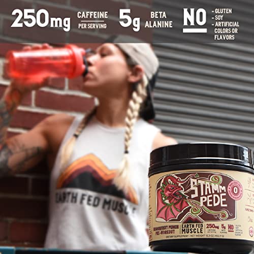 Earth Fed Muscle Stammpede DragoFruit Punch Pre Workout, 30 Servings, Boost Energy Earth Fed Muscle buy supplements canada