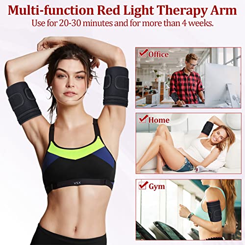 NEXTWOOD 660nm and 850nm Infrared Red Light Arm Therapy Wrap Belt with Timer & Brightness Setting Red NEXTWOOD buy supplements canada