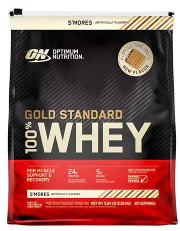 Optimum Nutrition Gold Standard 100% Whey Protein Powder, S'More Flavor, 5 Pound Optimum Nutrition buy supplements canada