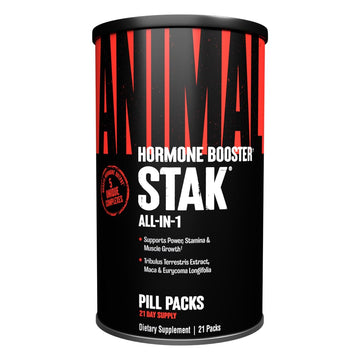 Animal Stak – Complete Natural Hormone Booster Supplement with Tribulus – Natural Testosterone Booster for Athletes – Contains Estrogen Blockers – 1 Month Cycle Animal buy supplements canada