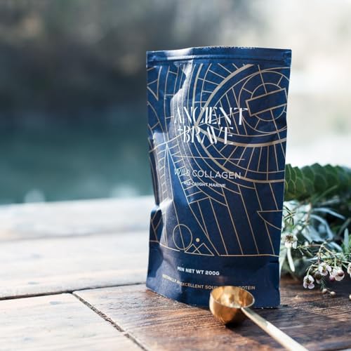 Ancient + Brave Wild Collagen 200g - Wild Caught Marine Collagen Powder - 100% Hydrolysed Collagen Peptides (Fish) Ancient + Brave buy supplements canada