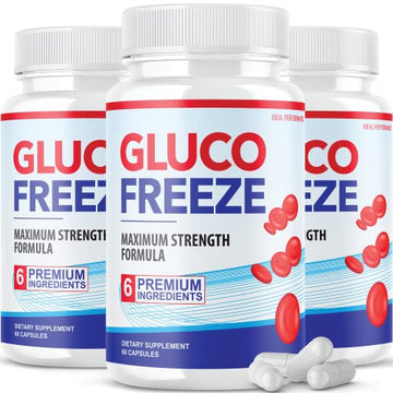 (3 Pack) Glucofreeze Pills - Official Formula Gluco Freeze Pills - Glucofreeze Pills Sugar IDEAL PERFORMANCE buy supplements canada