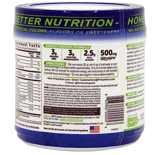 PERFORMANCE INSPIRED Nutrition Pre-Workout Powder - Contains Citrulline - Nitrosigine PERFORMANCE INSPIRED buy supplements canada
