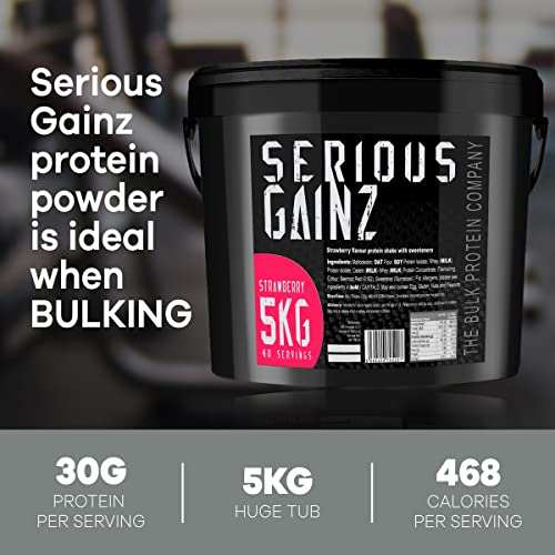 The Bulk Protein Company, SERIOUS GAINZ - Whey Protein Powder - Weight Gain, Mass Gainer The Bulk Protein Company buy supplements canada