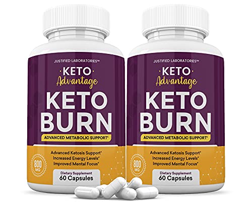 (2 Pack) Keto Advantage Keto Burn Pills Includes Apple Cider Vinegar goBHB Exogenous Justified Laboratories buy supplements canada