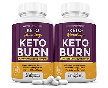 (2 Pack) Keto Advantage Keto Burn Pills Includes Apple Cider Vinegar goBHB Exogenous Justified Laboratories buy supplements canada