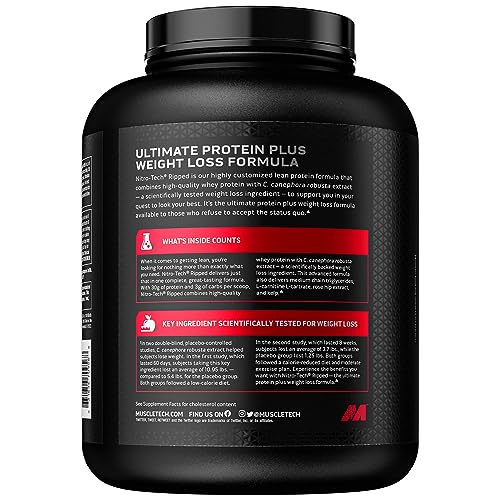 MuscleTech Nitro-Tech Ripped Lean Whey Protein Powder Whey Protein Isolate Weight MuscleTech buy supplements canada
