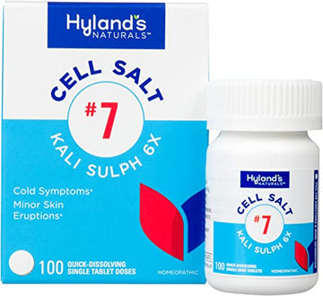 Hyland's Naturals No. 7 Cell Salt Kali Sulph 6X Tablets, Cystic Acne and Acne Scare Treatment Hyland's buy supplements canada