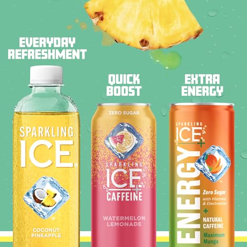 Sparkling Ice, Coconut Pineapple Sparkling Water, Zero Sugar Flavored Water, with Vitamin Sparkling ICE buy supplements canada