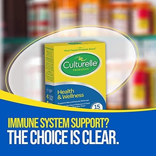 Culturelle Health & Wellness Daily Probiotic Supplement For Men & Women, Helps Support Your Immune System, Occasional Diarrhea, Gas & Bloating, 15 Billion CFUs, Non-GMO, 50 Count Culturelle buy supplements canada
