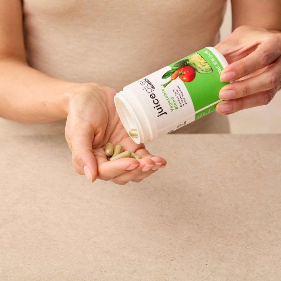 Juice Plus+ Vegetable Blend: with Broccoli, Parsley, Tomato & More - Plant-Based, Vegan, Gluten-Free, Non-GMO, Kosher - for Heart, Immune, Cognitive & Skin Health - 1 Bottle (60 Servings) Juice Plus+ buy supplements canada