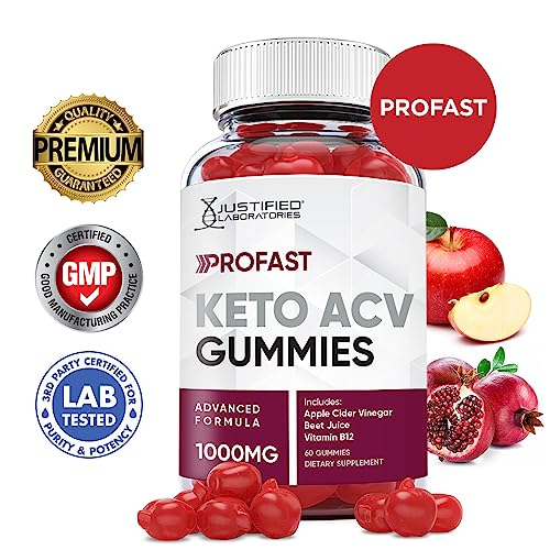 Justified Laboratories ProFast Keto ACV Gummies 1000MG Pro Fast Vegan Non GMO Justified Laboratories buy supplements canada