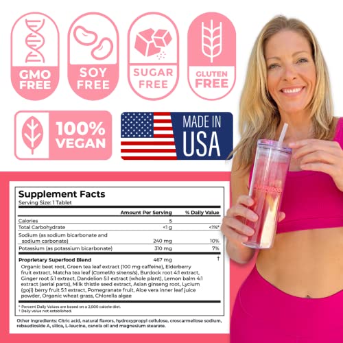 Superfood Tabs Detox Cleanse Drink - Fizzy Nutrition Supplement for Women and Men skinnytabs buy supplements canada
