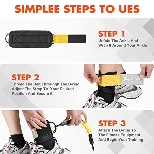 Ankle Resistance Bands with Cuffs, Ankle Bands for Working Out, Glutes Workout Equipment WOQQW buy supplements canada