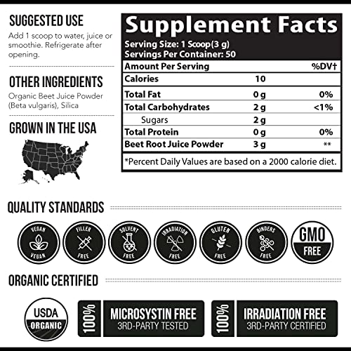 BioBeet Max Strength Beet Root Juice Powder – 20:1 Concentrate, Each Serving Derived Triquetra Health buy supplements canada