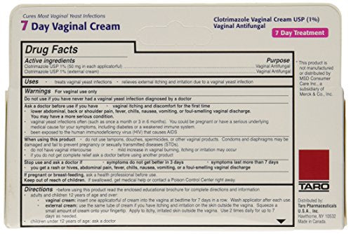 Taro Clotrimazole 7 Vaginal Cream 45 g ( Pack of 2) Clotrimazole buy supplements canada