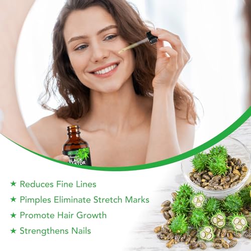 ALIVER Jamaican Black Castor Oil (2 Pack), Jamaican Castor Oil Organic Cold Pressed Unrefined ALIVER buy supplements canada